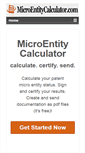 Mobile Screenshot of microentitycalculator.com